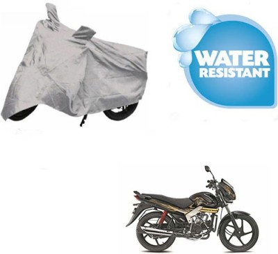 Kundra Two Wheeler Cover for Mahindra(Centuro, Silver)