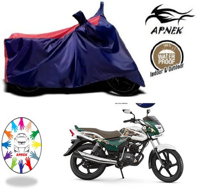 APNEK Waterproof Two Wheeler Cover for TVS(Star, Blue, Red)