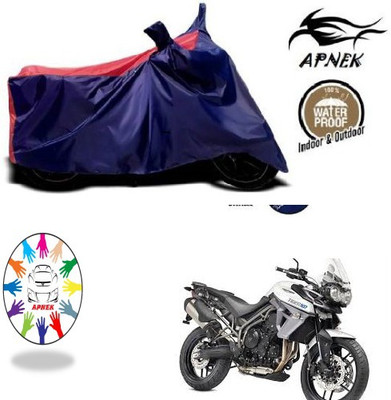 APNEK Waterproof Two Wheeler Cover for Triumph(Tiger 800 XR, Blue, Red)