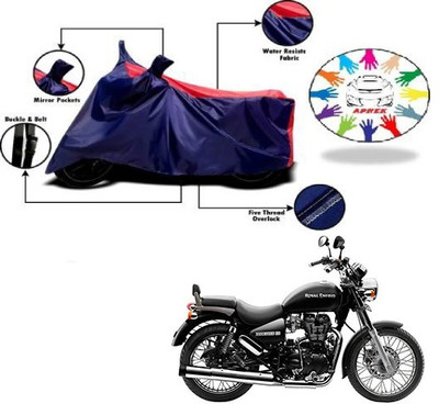 APNEK Waterproof Two Wheeler Cover for Royal Enfield(Thunderbird 350, Blue, Red)