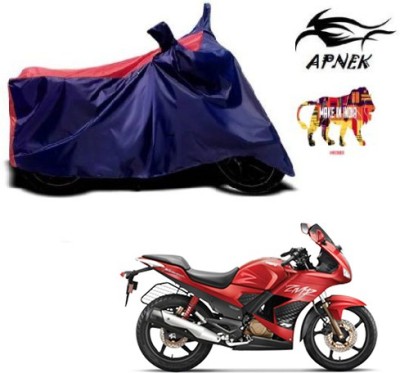 THE REAL ARV Waterproof Two Wheeler Cover for Mahindra(Rodeo RZ, Red, Blue)