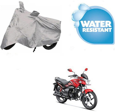 SpeedRock Two Wheeler Cover for Hero(Passion Xpro, Silver)