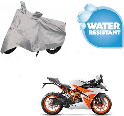 Atulit enterprises Waterproof Two Wheeler Cover for KTM(Duke 200, Silver)