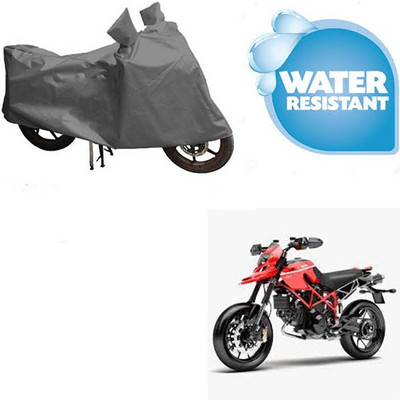 RPSENTTERPR Waterproof Two Wheeler Cover for Ducati(Hypermotard, Grey)