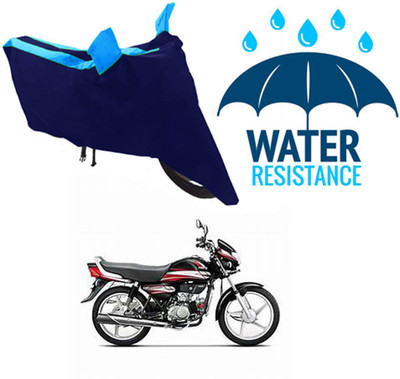 RONISH Waterproof Two Wheeler Cover for Hero(HF Deluxe, Blue)