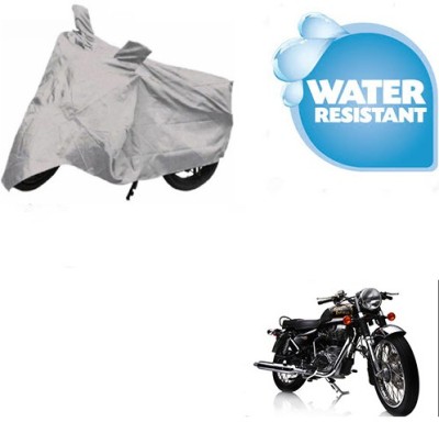 SpeedRock Two Wheeler Cover for Royal Enfield(Electra Delux, Silver)