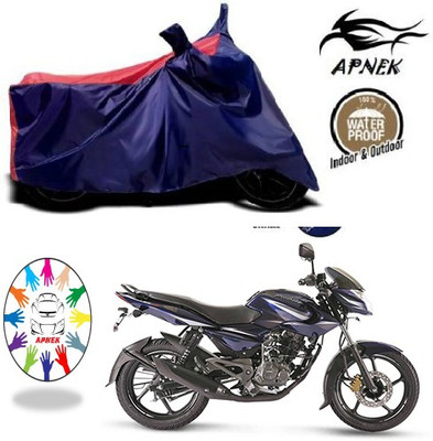 APNEK Waterproof Two Wheeler Cover for Bajaj(Pulsar 135 LS DTS-i, Blue, Red)