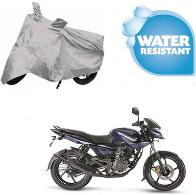 SpeedRock Two Wheeler Cover for Bajaj(Pulsar 135 LS DTS-i, Silver)
