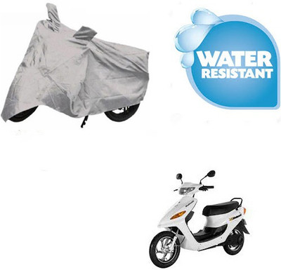Atulit enterprises Waterproof Two Wheeler Cover for Indus(Yo Electron, Silver)