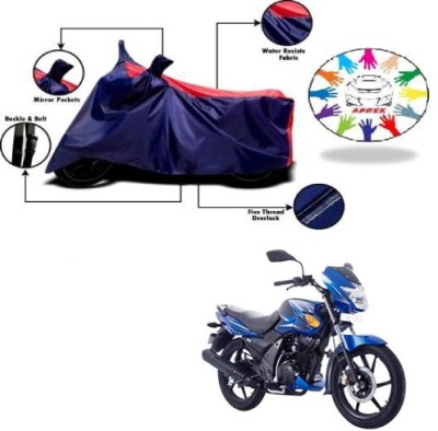 APNEK Waterproof Two Wheeler Cover for TVS(Flame SR125, Blue, Red)