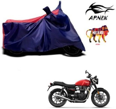 APNEK Waterproof Two Wheeler Cover for Triumph(Twin spark, Red, Blue)