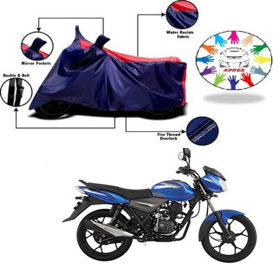 APNEK Waterproof Two Wheeler Cover for Bajaj(Discover, Blue, Red)