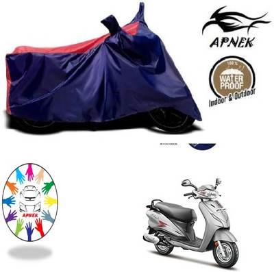 APNEK Waterproof Two Wheeler Cover for Hero(Moto Corp Duet, Blue, Red)