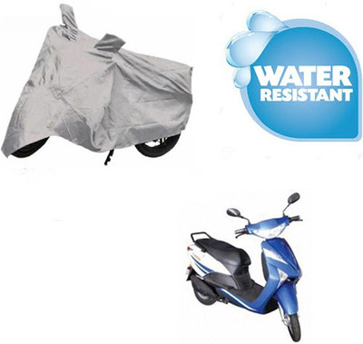 SRENTERPRISES Two Wheeler Cover for Indus(Yo Xplor, Silver)
