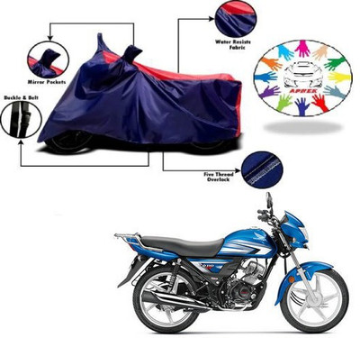 APNEK Waterproof Two Wheeler Cover for Hero(CD 110 Dream, Blue, Red)