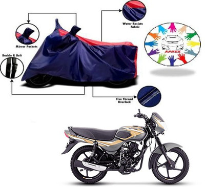 APNEK Waterproof Two Wheeler Cover for Bajaj(CT100, Blue, Red)