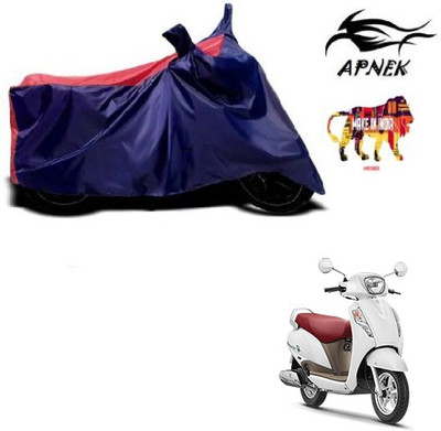APNEK Waterproof Two Wheeler Cover for Suzuki(Access, Red, Blue)