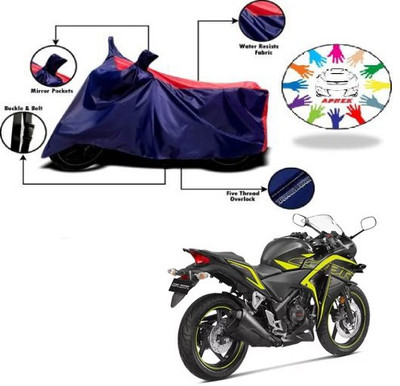 APNEK Waterproof Two Wheeler Cover for Honda(CBR 250R, Blue, Red)