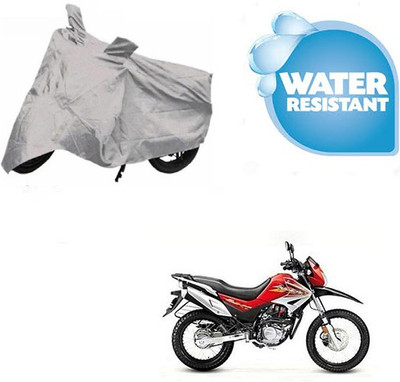 SRENTERPRISES Two Wheeler Cover for Hero(Impulse, Silver)