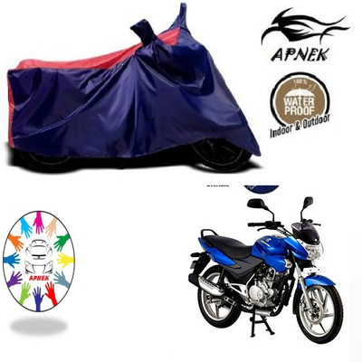 APNEK Waterproof Two Wheeler Cover for Bajaj(Discover 100 DTS-i, Blue, Red)