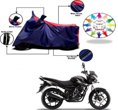 APNEK Waterproof Two Wheeler Cover for Bajaj(Discover 150 s, Blue, Red)