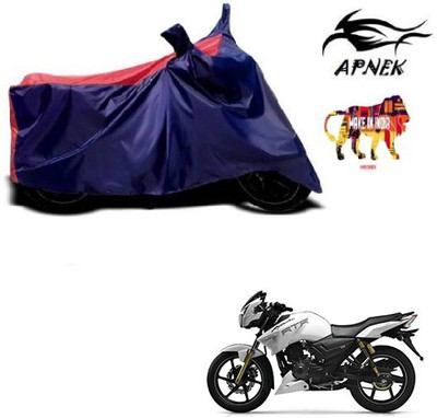 APNEK Waterproof Two Wheeler Cover for TVS(Apache RTR 180, Blue, Red)