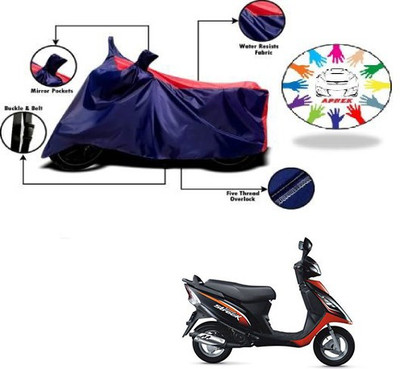 APNEK Waterproof Two Wheeler Cover for TVS(Streek, Blue, Red)