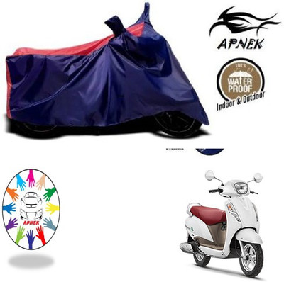 APNEK Waterproof Two Wheeler Cover for Suzuki(Access, Blue, Red)