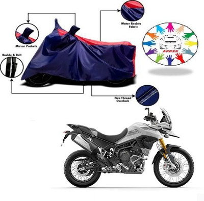 APNEK Waterproof Two Wheeler Cover for Triumph(Trigger, Blue, Red)