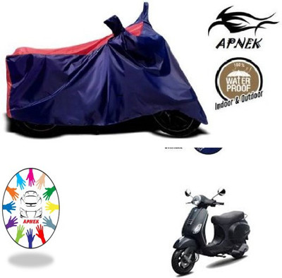 APNEK Waterproof Two Wheeler Cover for Piaggio(Vespa LX, Blue, Red)