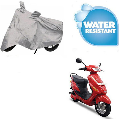 SRENTERPRISES Two Wheeler Cover for Hero(E Sprint, Silver)