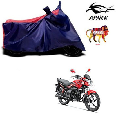Gavya Waterproof Two Wheeler Cover for Bajaj(Platina 100 DTS-i, Red, Blue)