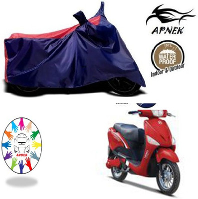 APNEK Waterproof Two Wheeler Cover for Hero(E Scoot, Blue, Red)