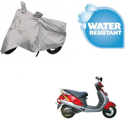 Atulit enterprises Waterproof Two Wheeler Cover for Kinetic(Nova, Silver)