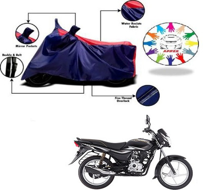 APNEK Waterproof Two Wheeler Cover for Bajaj(Platina 100 DTS-i, Blue, Red)