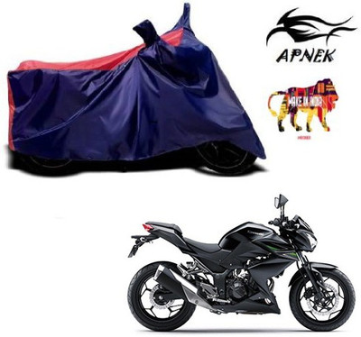 APNEK Waterproof Two Wheeler Cover for Kawasaki(Z250, Blue, Red)