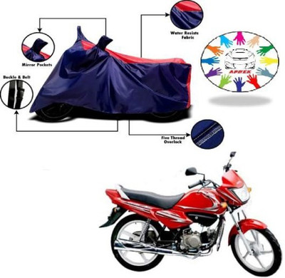 APNEK Waterproof Two Wheeler Cover for Hero(Splendor NXG, Blue, Red)