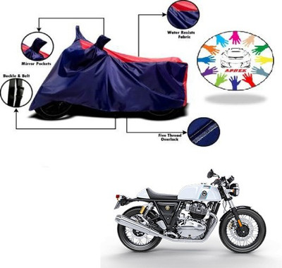 APNEK Waterproof Two Wheeler Cover for Royal Enfield(Classic Chrome, Blue, Red)
