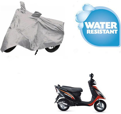 SRENTERPRISES Two Wheeler Cover for TVS(Streek, Silver)