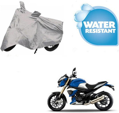 SpeedRock Two Wheeler Cover for Mahindra(MOJO XT 300, Silver)