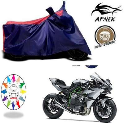 APNEK Waterproof Two Wheeler Cover for Kawasaki(Ninja, Blue, Red)