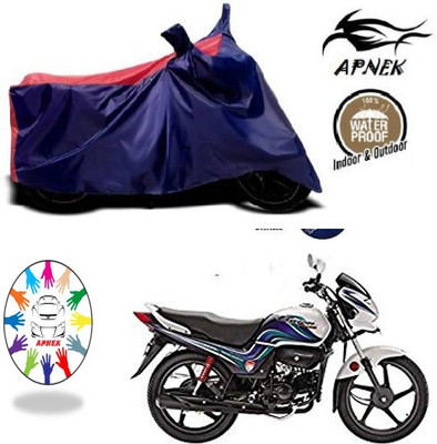 APNEK Waterproof Two Wheeler Cover for Hero(Passion Pro TR, Blue, Red)