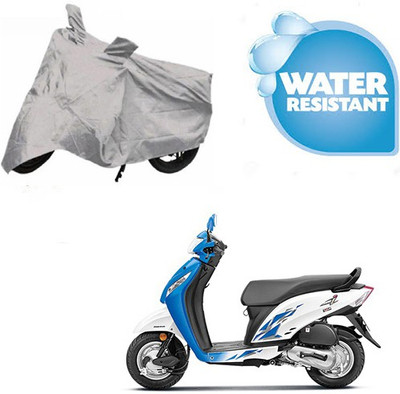 Atulit enterprises Waterproof Two Wheeler Cover for Honda(Activa i, Silver)