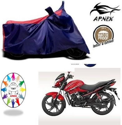APNEK Waterproof Two Wheeler Cover for Hero(Glamour, Blue, Red)