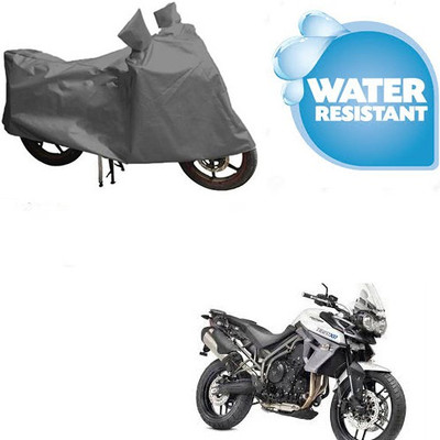 RPSENTTERPR Waterproof Two Wheeler Cover for Triumph(Tiger 800 XR, Grey)