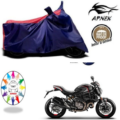 APNEK Waterproof Two Wheeler Cover for Ducati(Monster 82, Blue, Red)