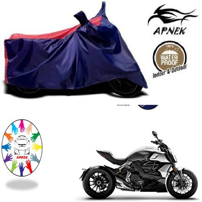 APNEK Waterproof Two Wheeler Cover for Ducati(Diavel, Blue, Red)