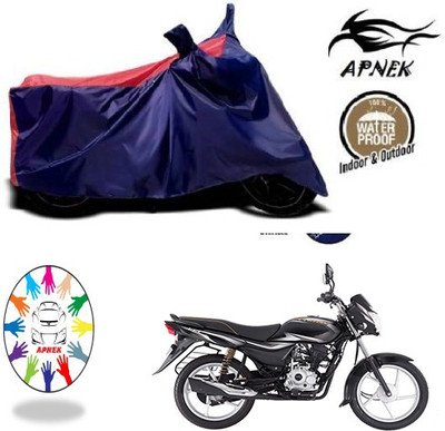 APNEK Waterproof Two Wheeler Cover for Bajaj(Platina 100 DTS-i, Blue, Red)