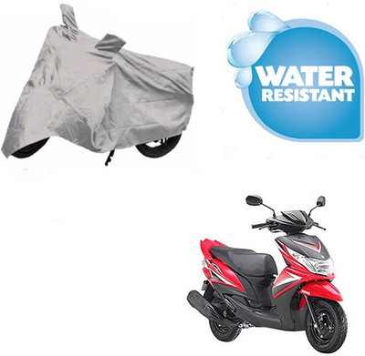 SRENTERPRISES Two Wheeler Cover for Yamaha(Ray, Silver)