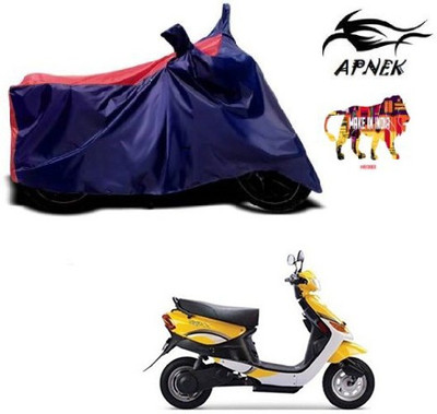 Gavya Waterproof Two Wheeler Cover for TVS(Flame SR125, Red, Blue)